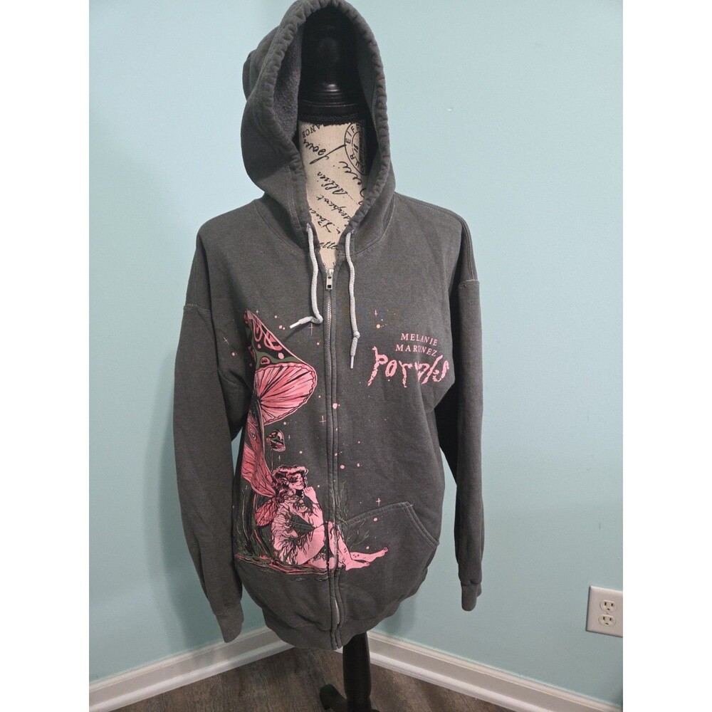Melanie Martinez Hoodie large Portals Mushroom Faerie Zip Hooded jacket